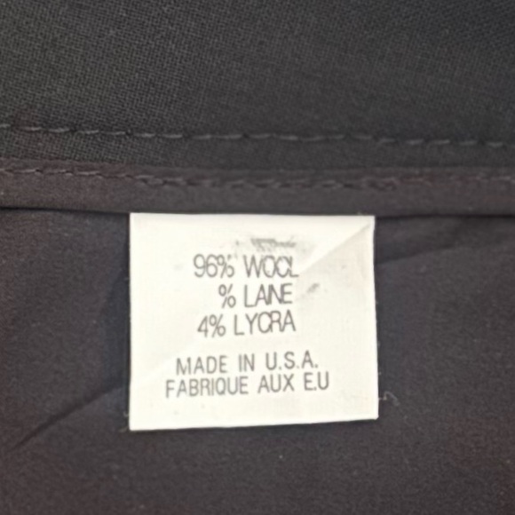 Theory Black Wool Blend Slim Leg Pants Size 4 - Picture 7 of 9